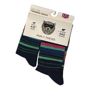 Pair of Thieves Striped Dad and Kids Matching Socks